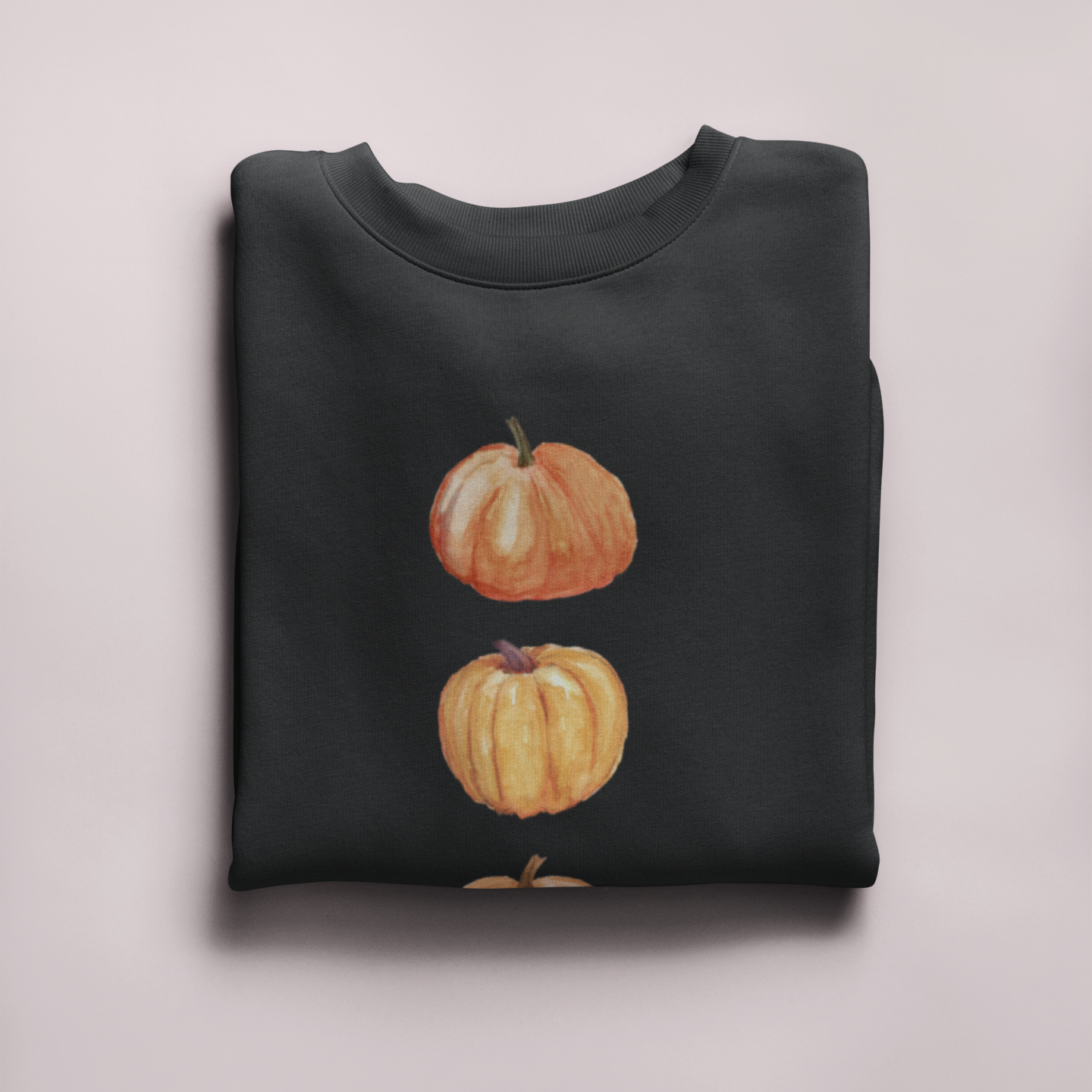 Hello Autumn Pumpkin Graphic Crewneck Sweatshirt