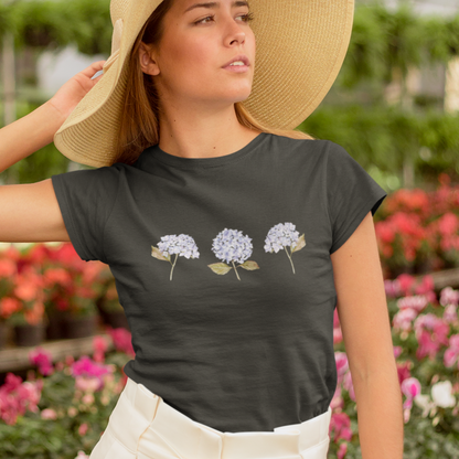 Short-Sleeve Hydrangea T-Shirt