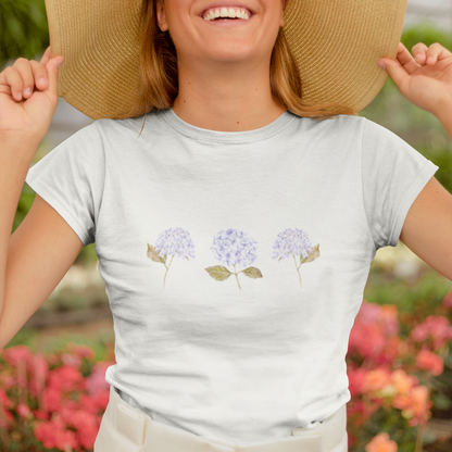 Short-Sleeve Hydrangea T-Shirt