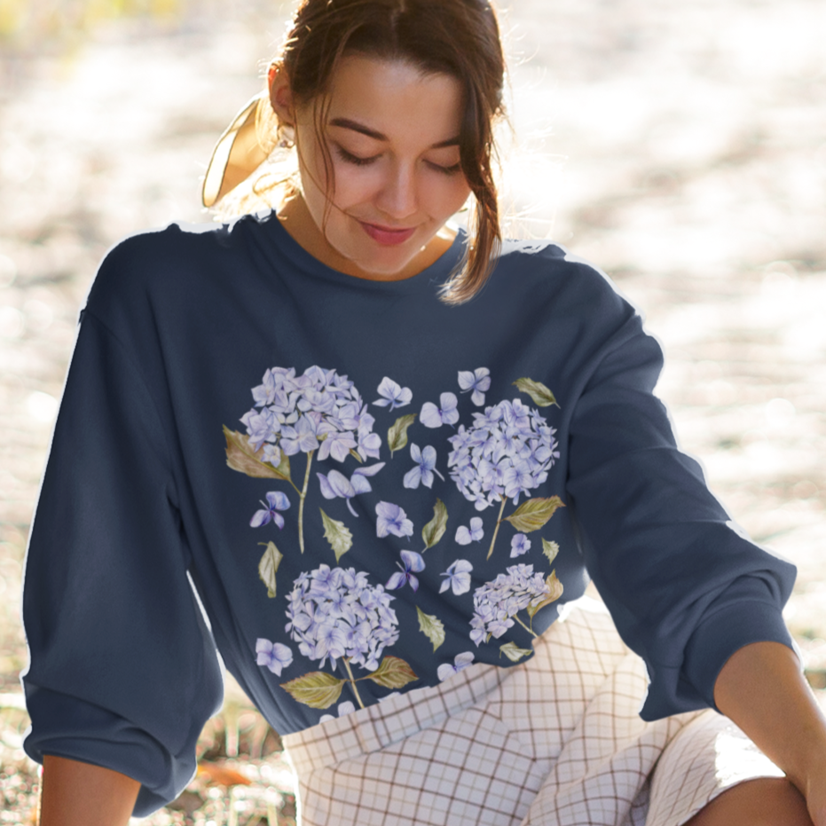 Hydrangea Sweatshirt