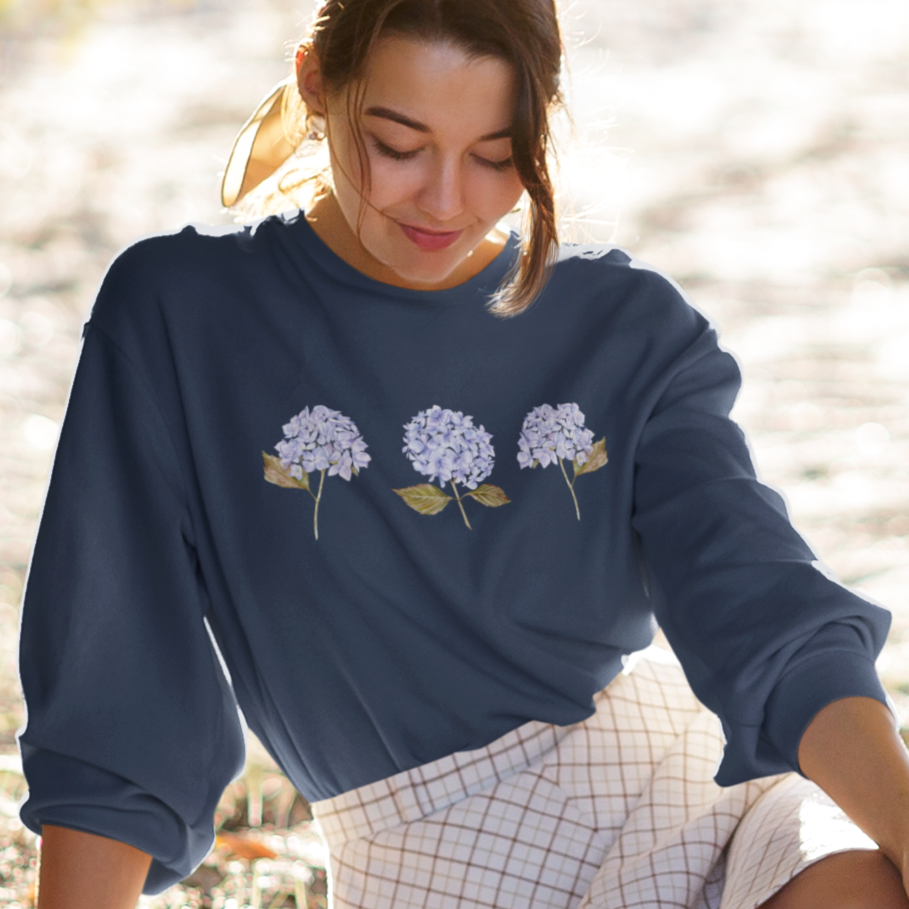 Hydrangea Sweatshirt