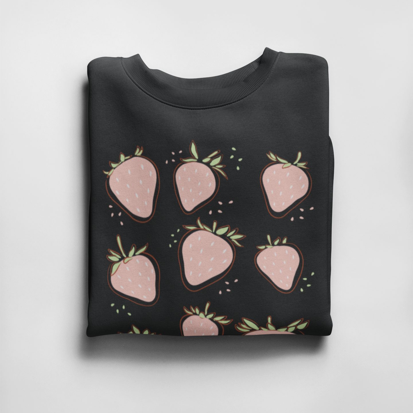 Strawberries Graphic Sweatshirt