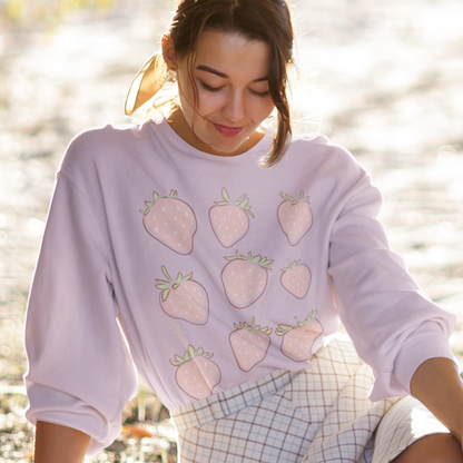 Strawberries Graphic Sweatshirt