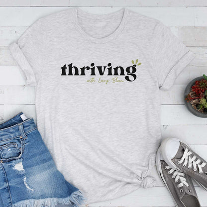 Short-Sleeve "Thriving with every Bloom" Shirt